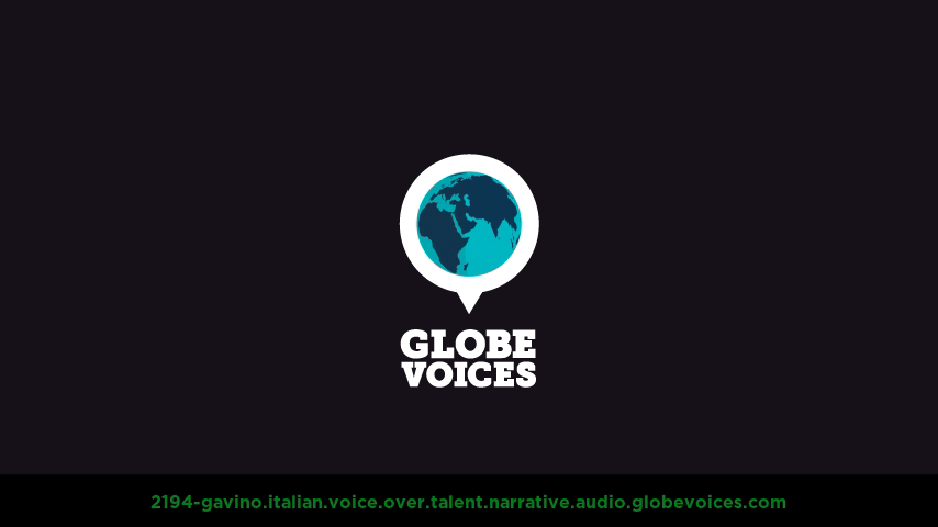 Italian voice over talent artist actor - 2194-Gavino narrative