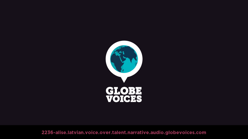 Latvian voice over talent artist actor - 2236-Alise narrative