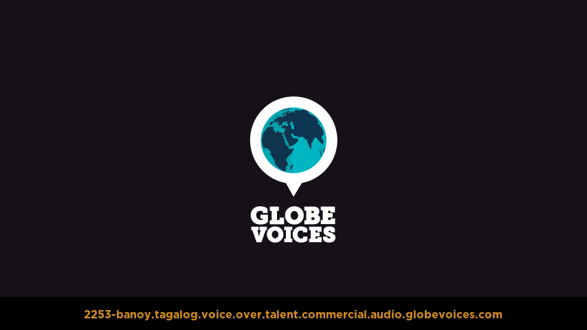 Tagalog voice over talent artist actor - 2253-Banoy commercial