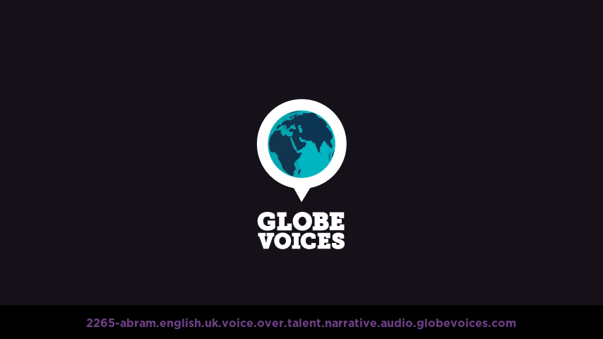 British voice over talent artist actor - 2265-Abram narrative