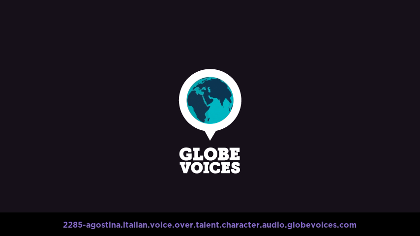 Italian voice over talent artist actor - 2285-Agostina character