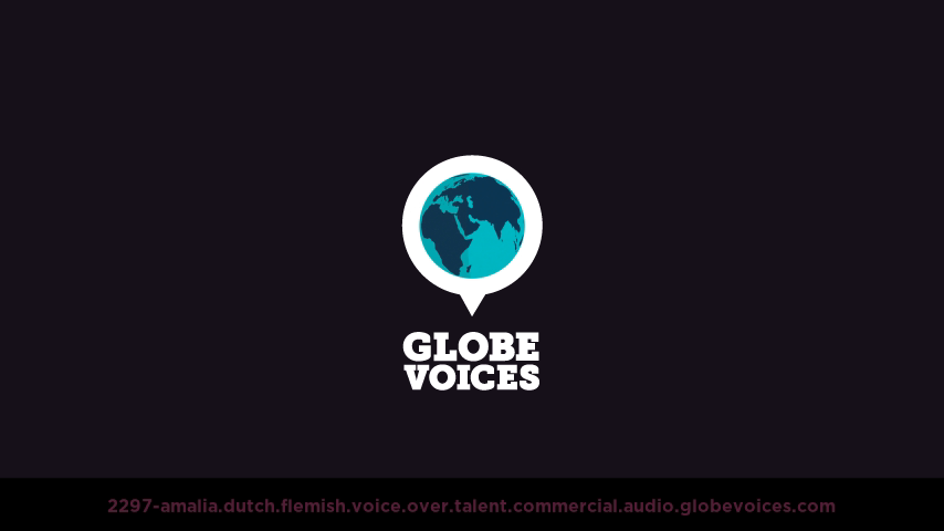 Dutch (Flemish) voice over talent artist actor - 2297-Amalia commercial