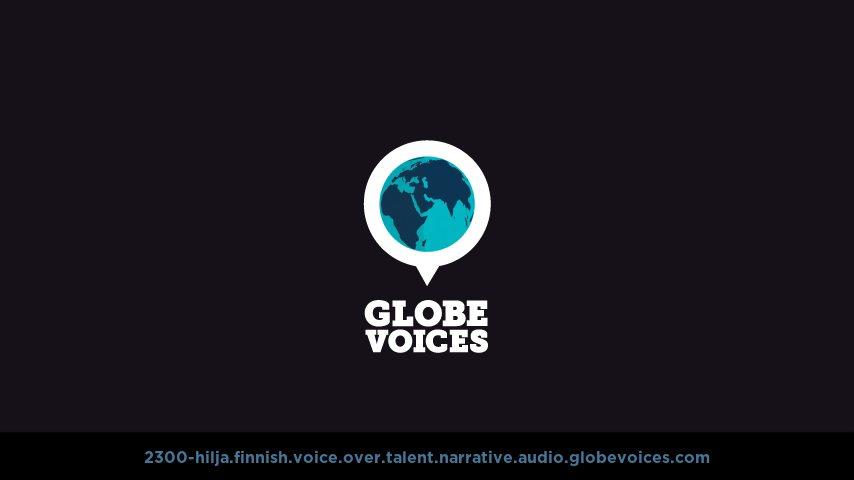 Finnish voice over talent artist actor - 2300-Hilja narrative