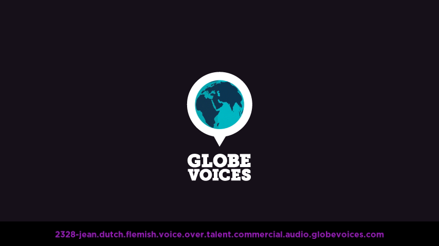 Dutch (Flemish) voice over talent artist actor - 2328-Jean commercial