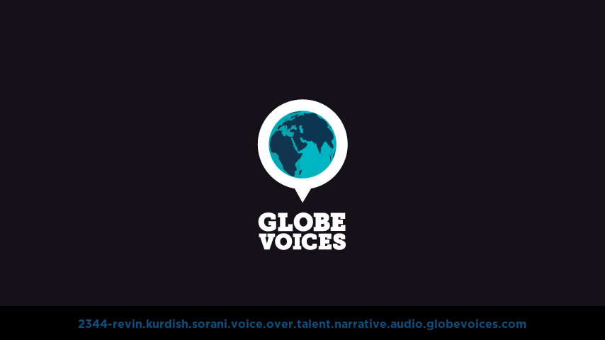 Kurdish (Sorani) voice over talent artist actor - 2344-Revin narrative