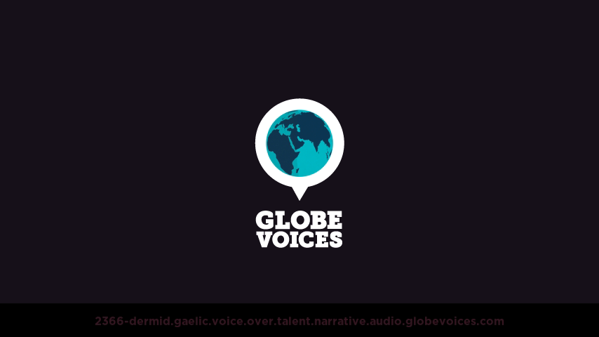 Gaelic voice over talent artist actor - 2366-Dermid narrative