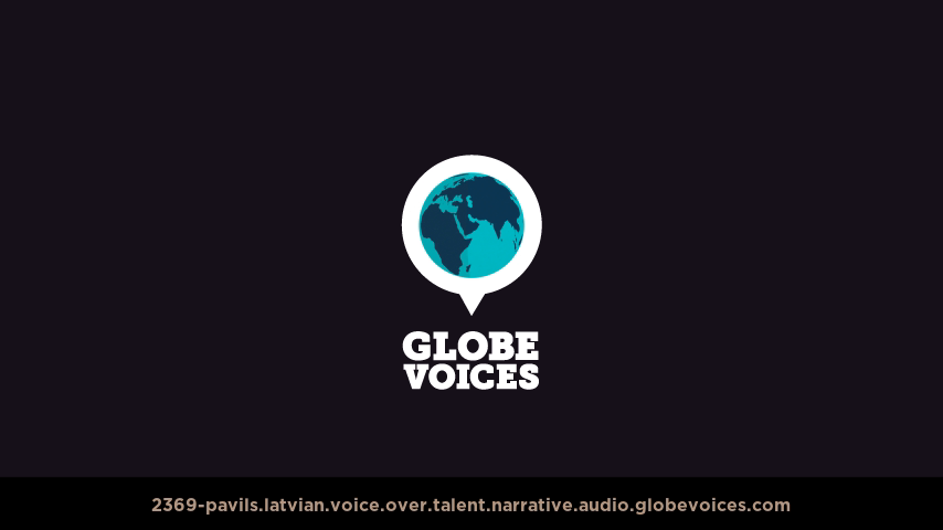 Latvian voice over talent artist actor - 2369-Pavils narrative