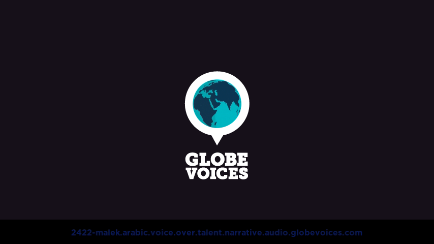 Arabic voice over talent artist actor - 2422-Malek narrative