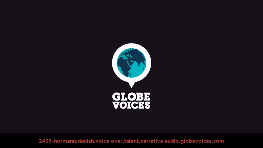 Danish voice over talent artist actor - 2436-Normann narrative