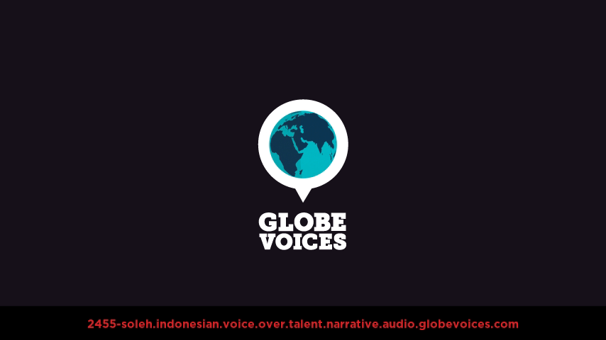 Indonesian voice over talent artist actor - 2455-Soleh narrative