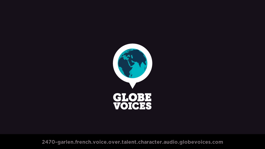 French voice over talent artist actor - 2470-Garlen character