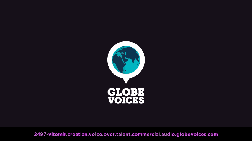 Croatian voice over talent artist actor - 2497-Vitomir commercial