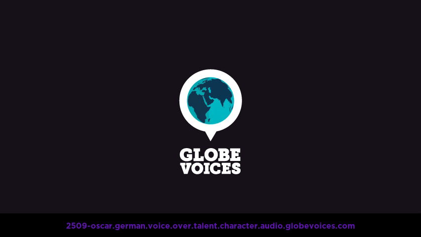 German voice over talent artist actor - 2509-Oscar character