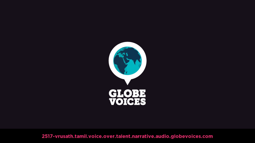 Tamil voice over talent artist actor - 2517-Vrusath narrative