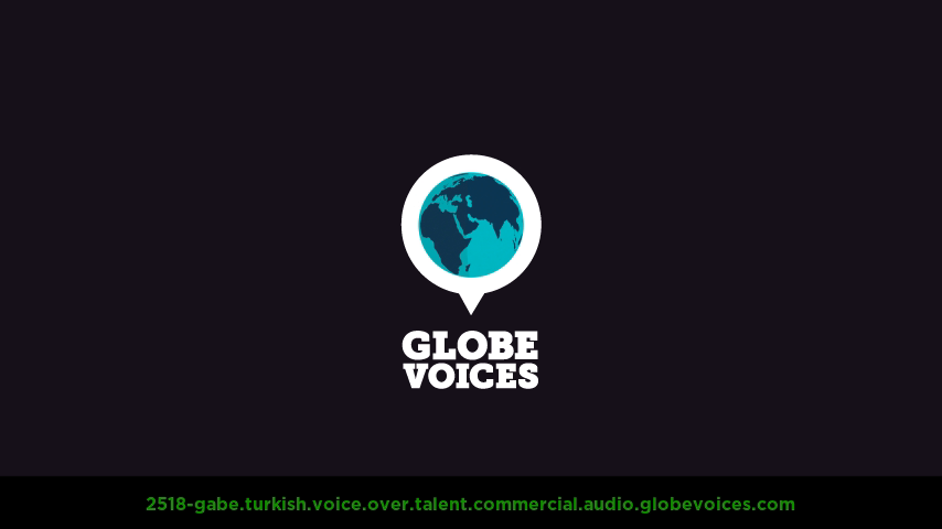 Turkish voice over talent artist actor - 2518-Gabe commercial