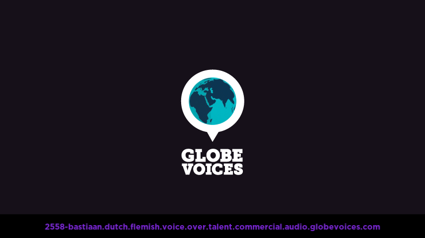 Dutch (Flemish) voice over talent artist actor - 2558-Bastiaan commercial