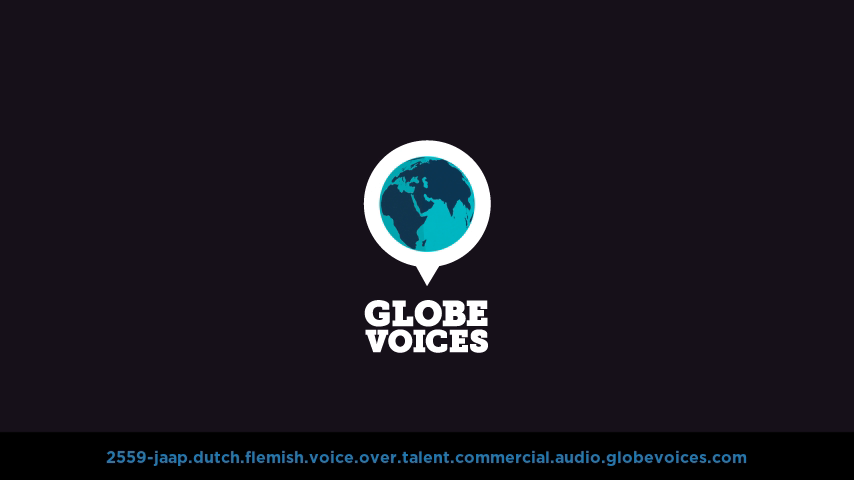 Dutch (Flemish) voice over talent artist actor - 2559-Jaap commercial