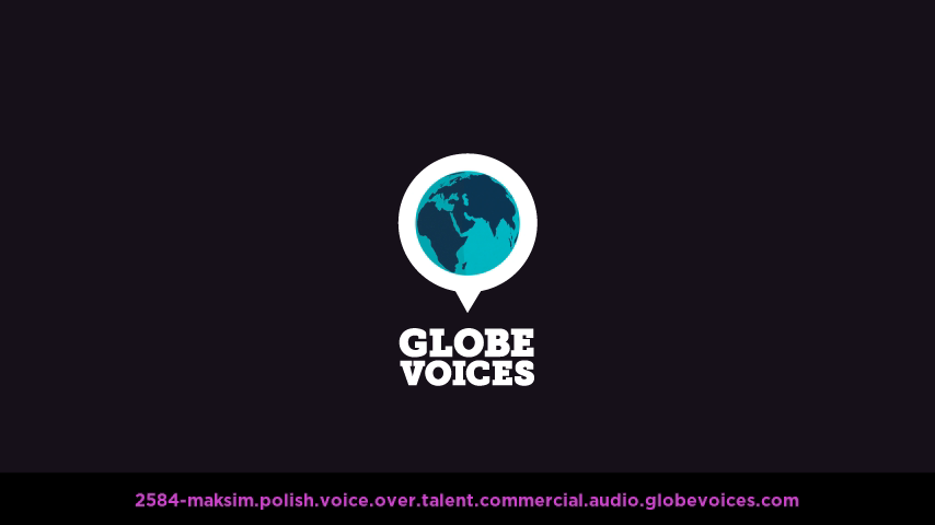 Polish voice over talent artist actor - 2584-Maksim commercial