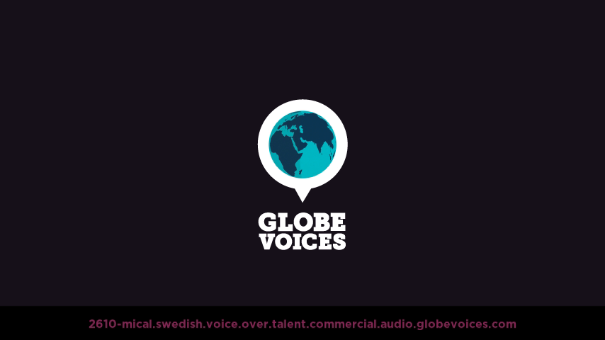 Swedish voice over talent artist actor - 2610-Mical commercial