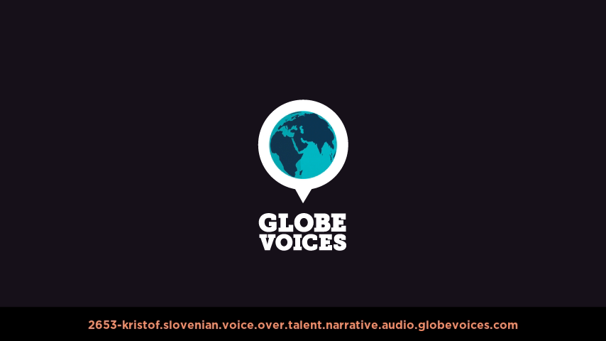 Slovenian voice over talent artist actor - 2653-Kristof narrative