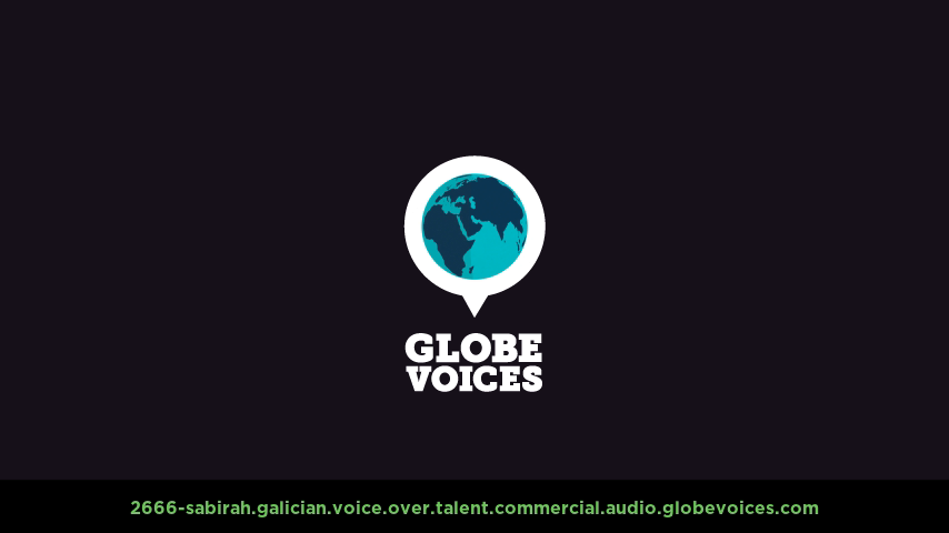 Galician voice over talent artist actor - 2666-Sabirah commercial