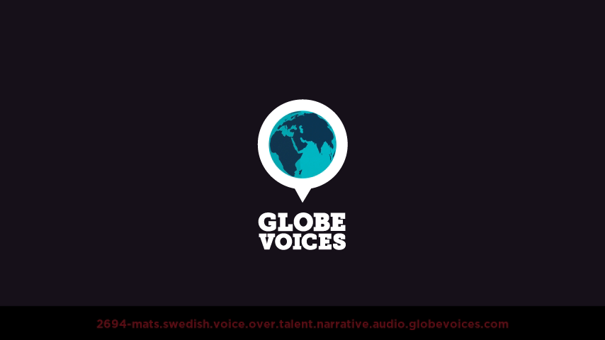 Swedish voice over talent artist actor - 2694-Mats narrative