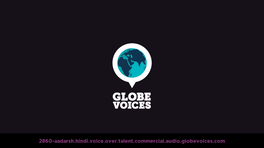 Hindi voice over talent artist actor - 2860-Aadarsh commercial