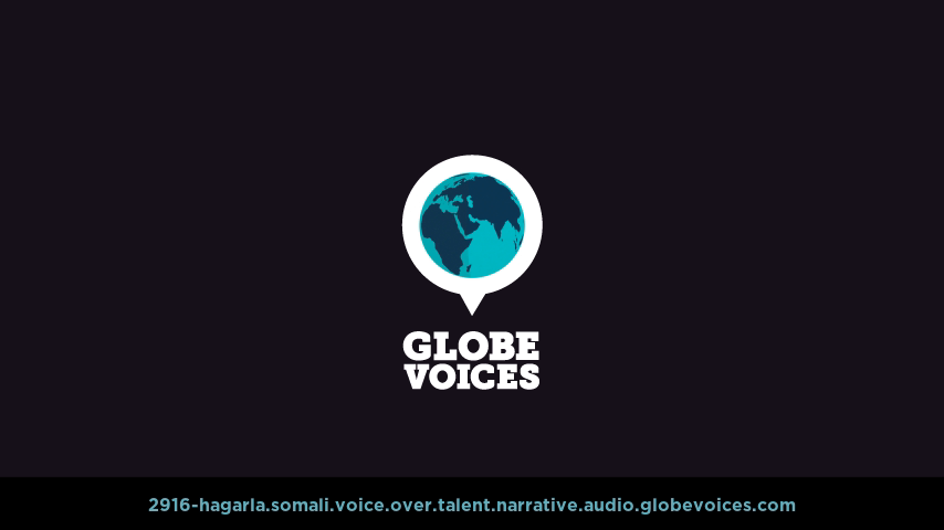 Somali voice over talent artist actor - 2916-Hagarla narrative