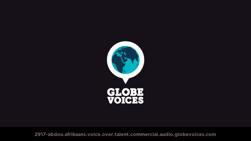Afrikaans voice over talent artist actor - 2917-Abdou commercial