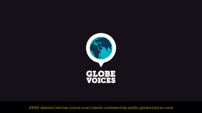 Latvian voice over talent artist actor - 2995-Daniels commercial