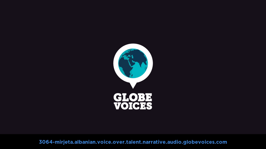 Albanian voice over talent artist actor - 3064-Mirjeta narrative