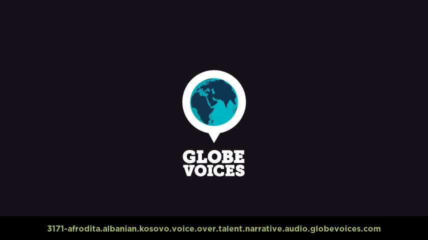 Albanian (Kosovo) voice over talent artist actor - 3171-Afrodita narrative