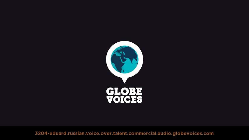Russian voice over talent artist actor - 3204-Eduard commercial