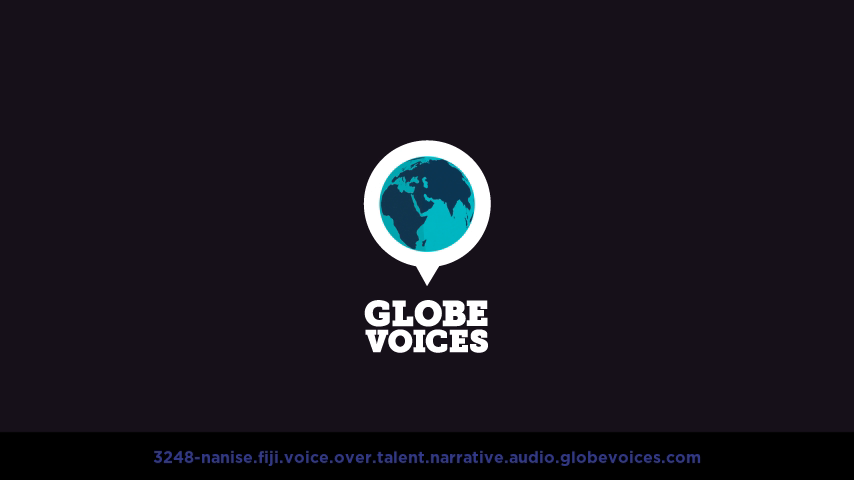 Fiji voice over talent artist actor - 3248-Nanise narrative