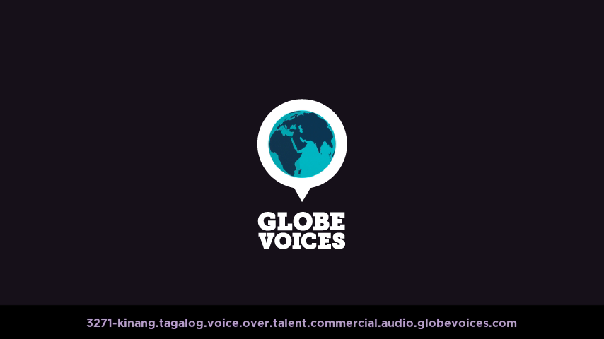 Tagalog voice over talent artist actor - 3271-Kinang commercial