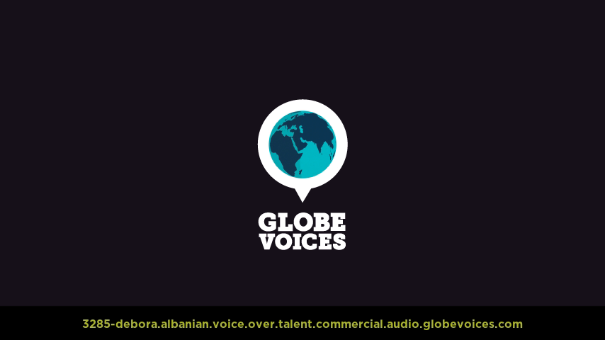 Albanian voice over talent artist actor - 3285-Debora commercial