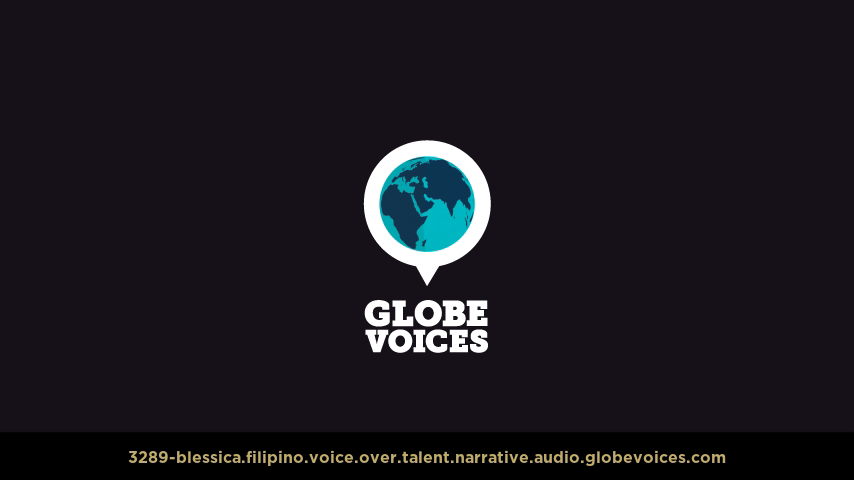 Filipino voice over talent artist actor - 3289-Blessica narrative