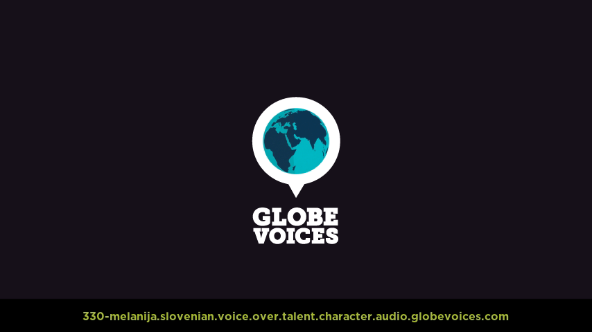 Slovenian voice over talent artist actor - 330-Melanija character