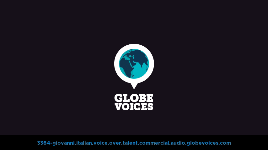 Italian voice over talent artist actor - 3364-Giovanni commercial