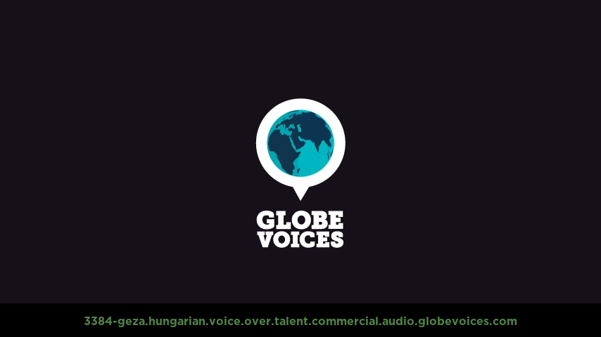 Hungarian voice over talent artist actor - 3384-Geza commercial