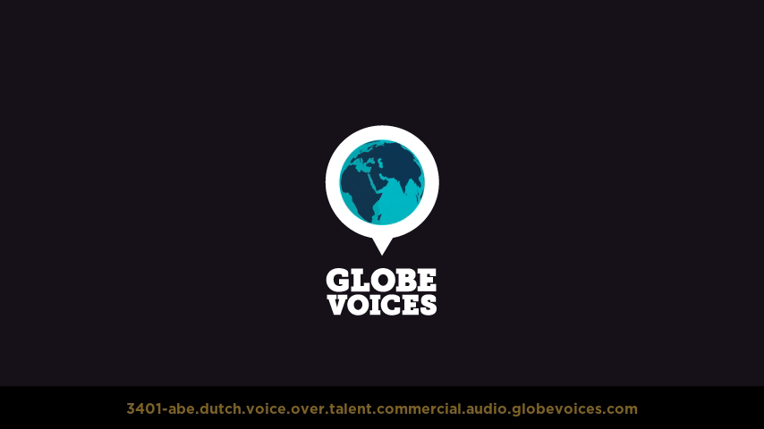 Dutch voice over talent artist actor - 3401-Abe commercial