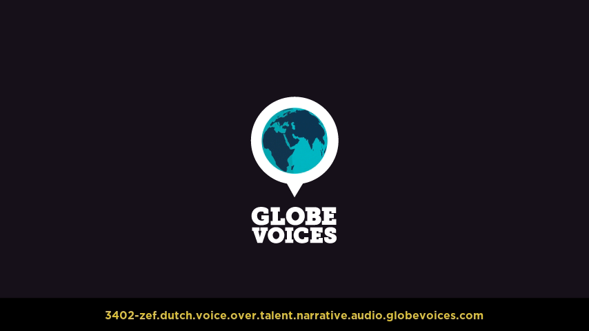 Dutch voice over talent artist actor - 3402-Zef narrative