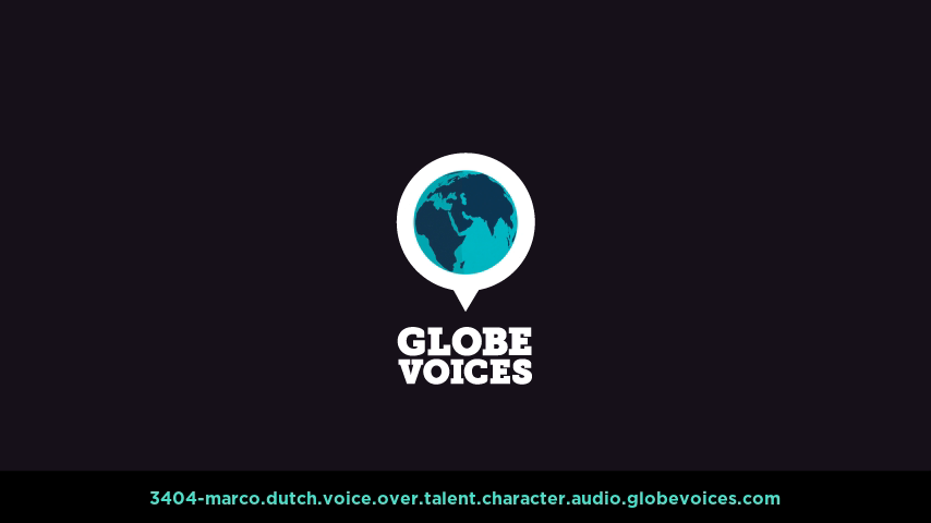 Dutch voice over talent artist actor - 3404-Marco character