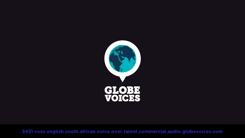 English (South African) voice over talent artist actor - 3431-Rose commercial
