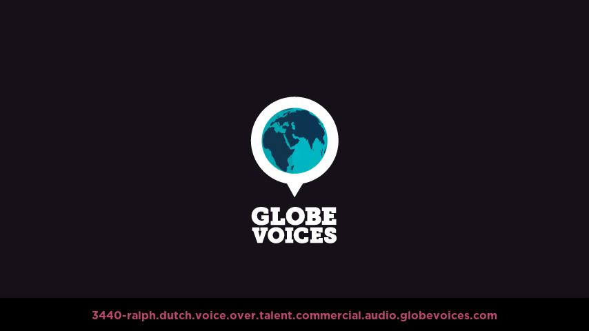 Dutch voice over talent artist actor - 3440-Ralph commercial