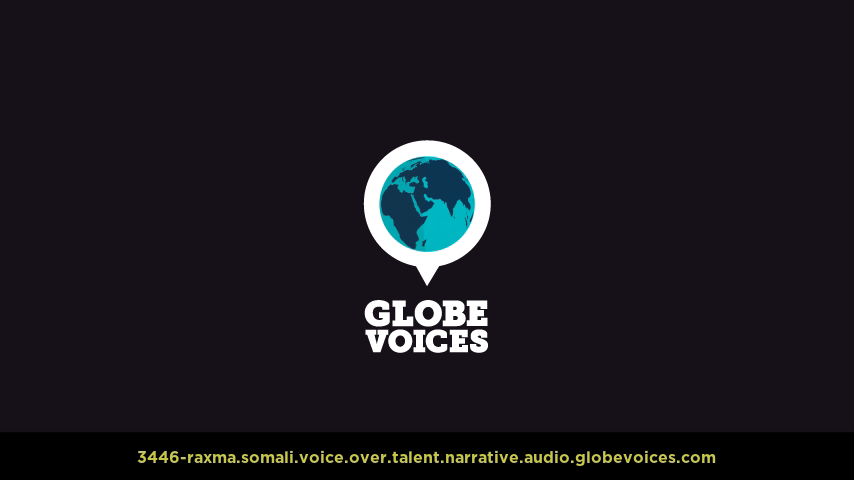Somali voice over talent artist actor - 3446-Raxma narrative