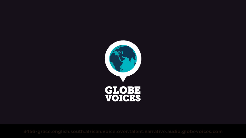 English (South African) voice over talent artist actor - 3456-Grace narrative