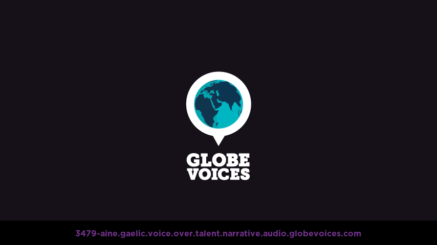 Gaelic voice over talent artist actor - 3479-Aine narrative