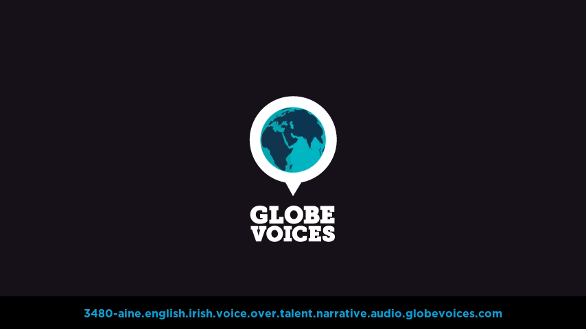 English (Irish) voice over talent artist actor - 3480-Aine narrative