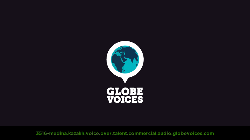 Kazakh voice over talent artist actor - 3516-Medina commercial